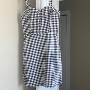Black & White Plaid Dress